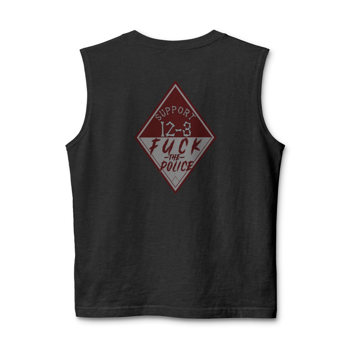 Muscle Tank — "Support 12-3, Fuck the Police" Diamond