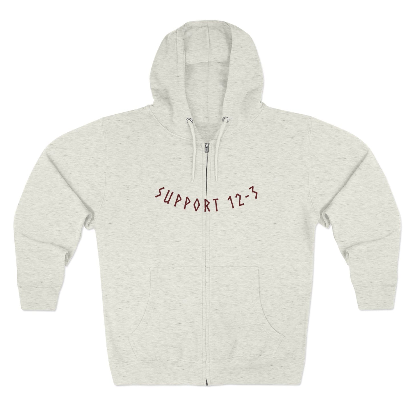 Zip Hoodie — "Support Your Local Cannon Crew" Retro Cannon Graphic