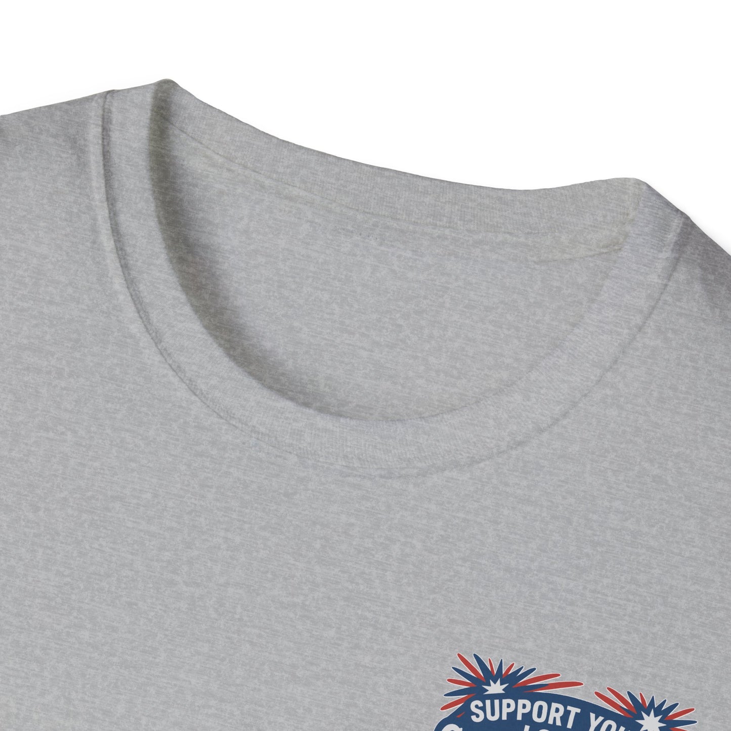 Support Your Local Cannon Crew Unisex Softstyle T-Shirt - Casual Graphic Tee for Events & Celebrations