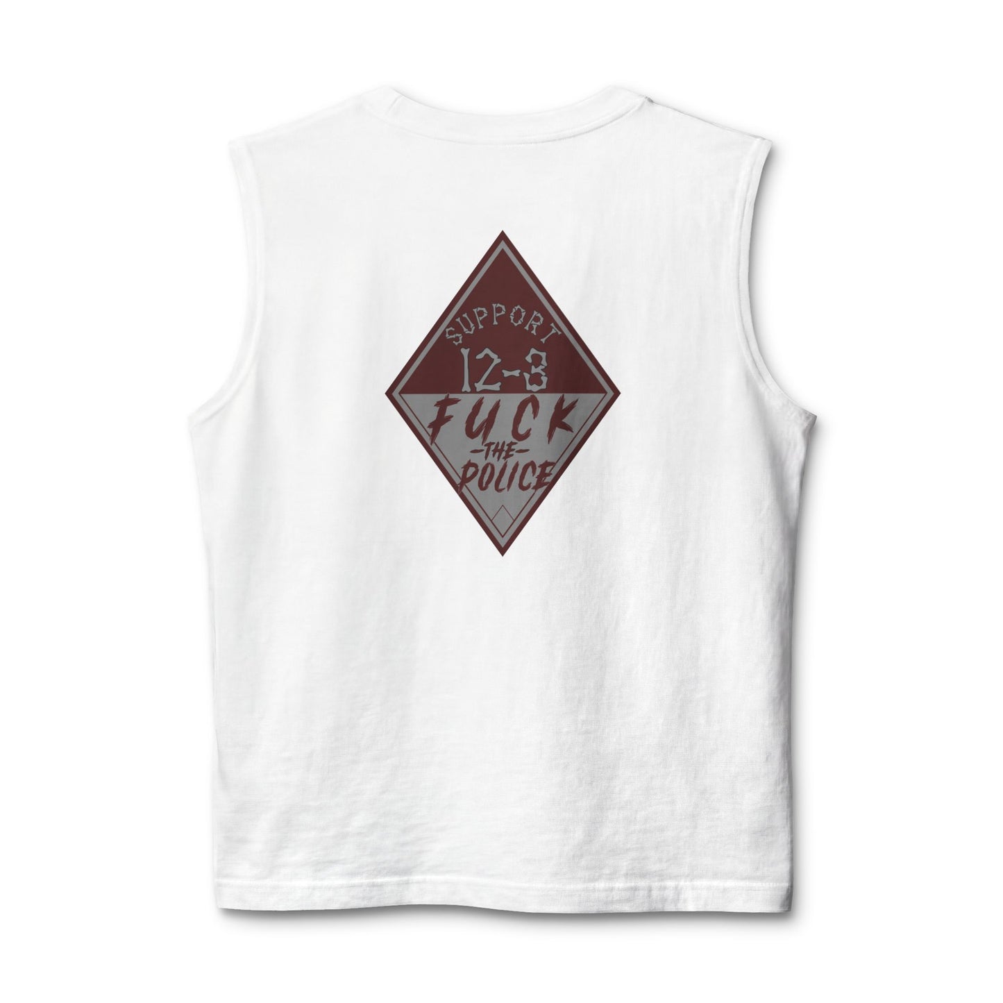 Muscle Tank — "Support 12-3, Fuck the Police" Diamond