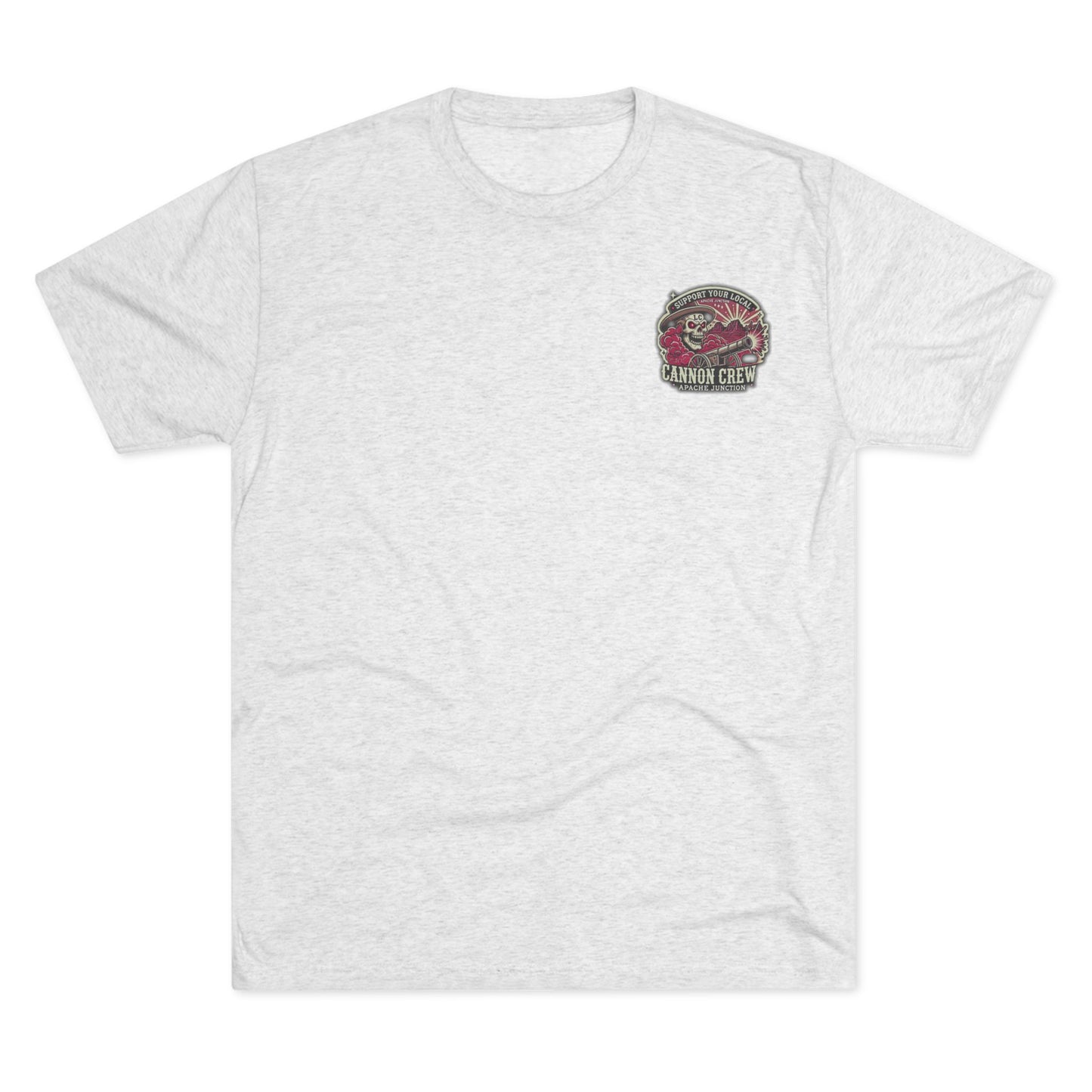 Support Your Local Cannon Crew - Apache Junction - Unisex Tri-Blend Crew Tee