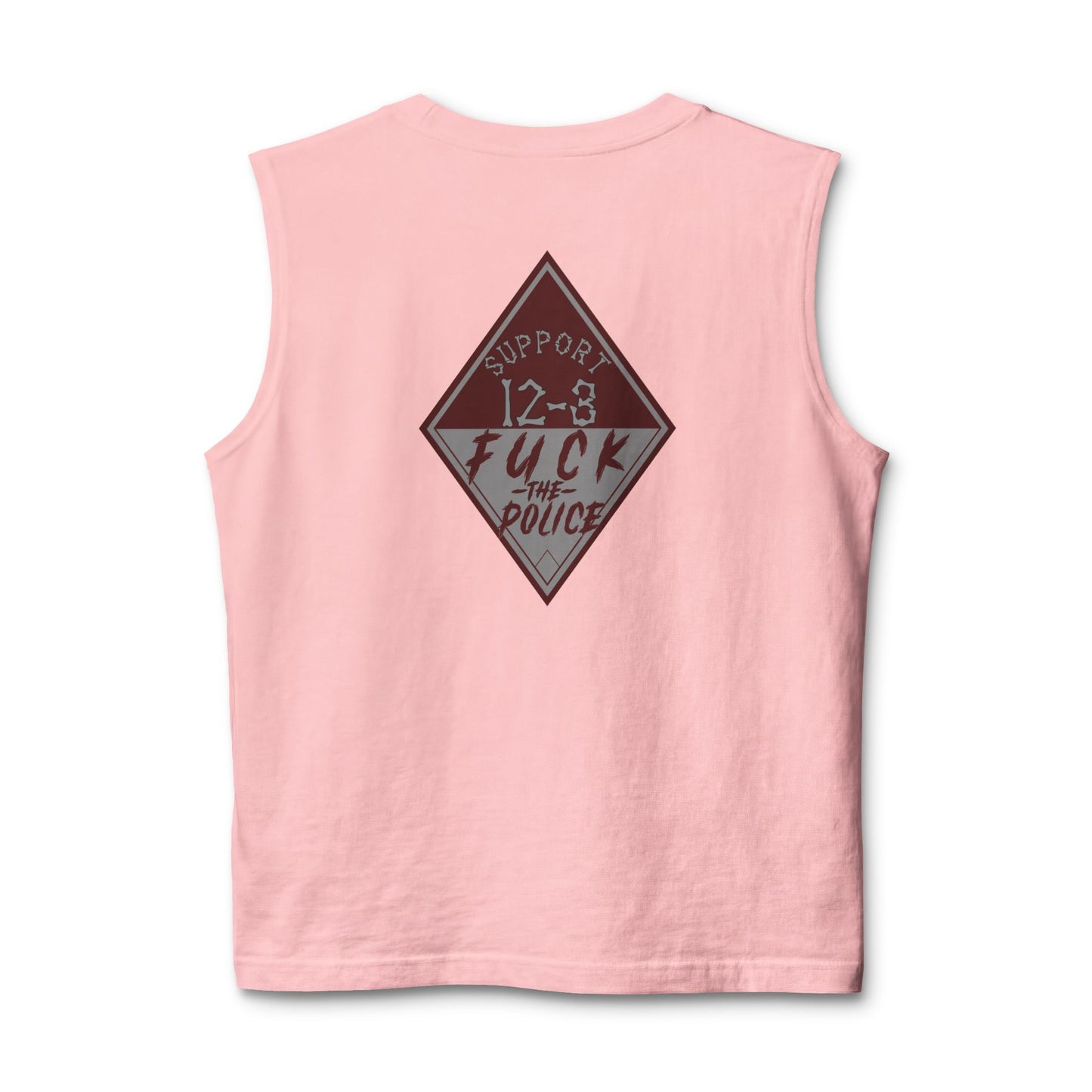 Muscle Tank — "Support 12-3, Fuck the Police" Diamond
