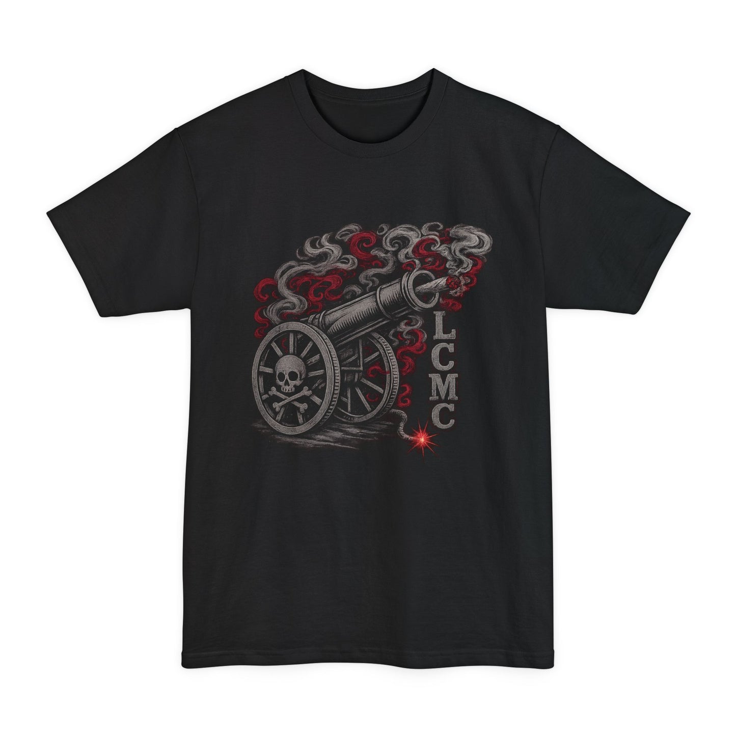 LCMC Cannon Graphic T-Shirt — Smokin' (Beefy Sizes)