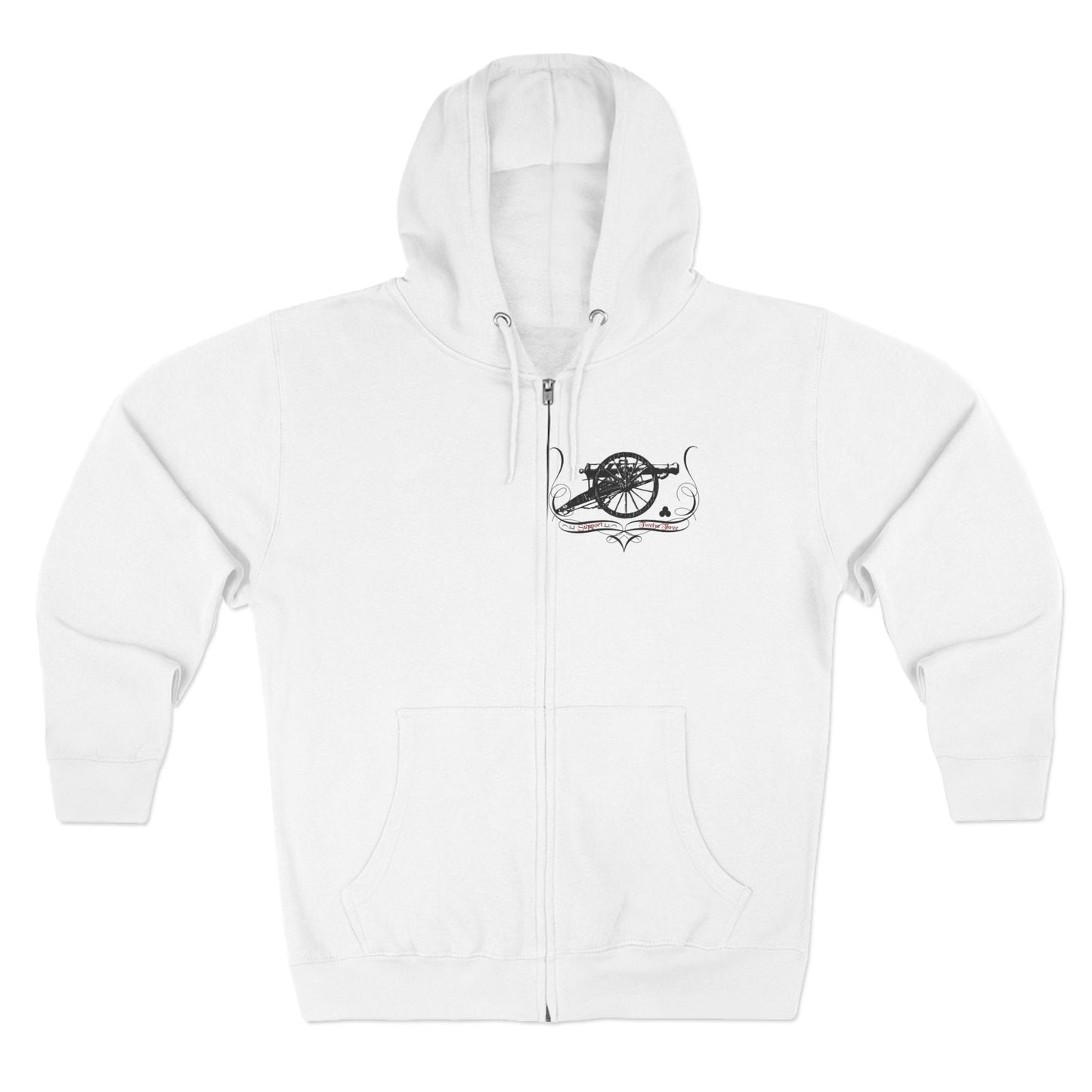 Cannons Script Zip Hoodie