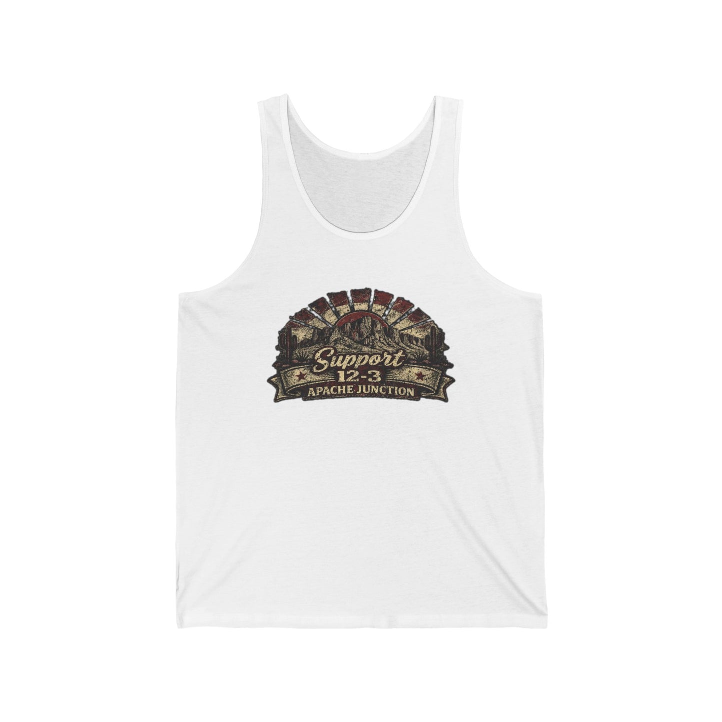 "Support 12-3 Apache Junction" Tank Top