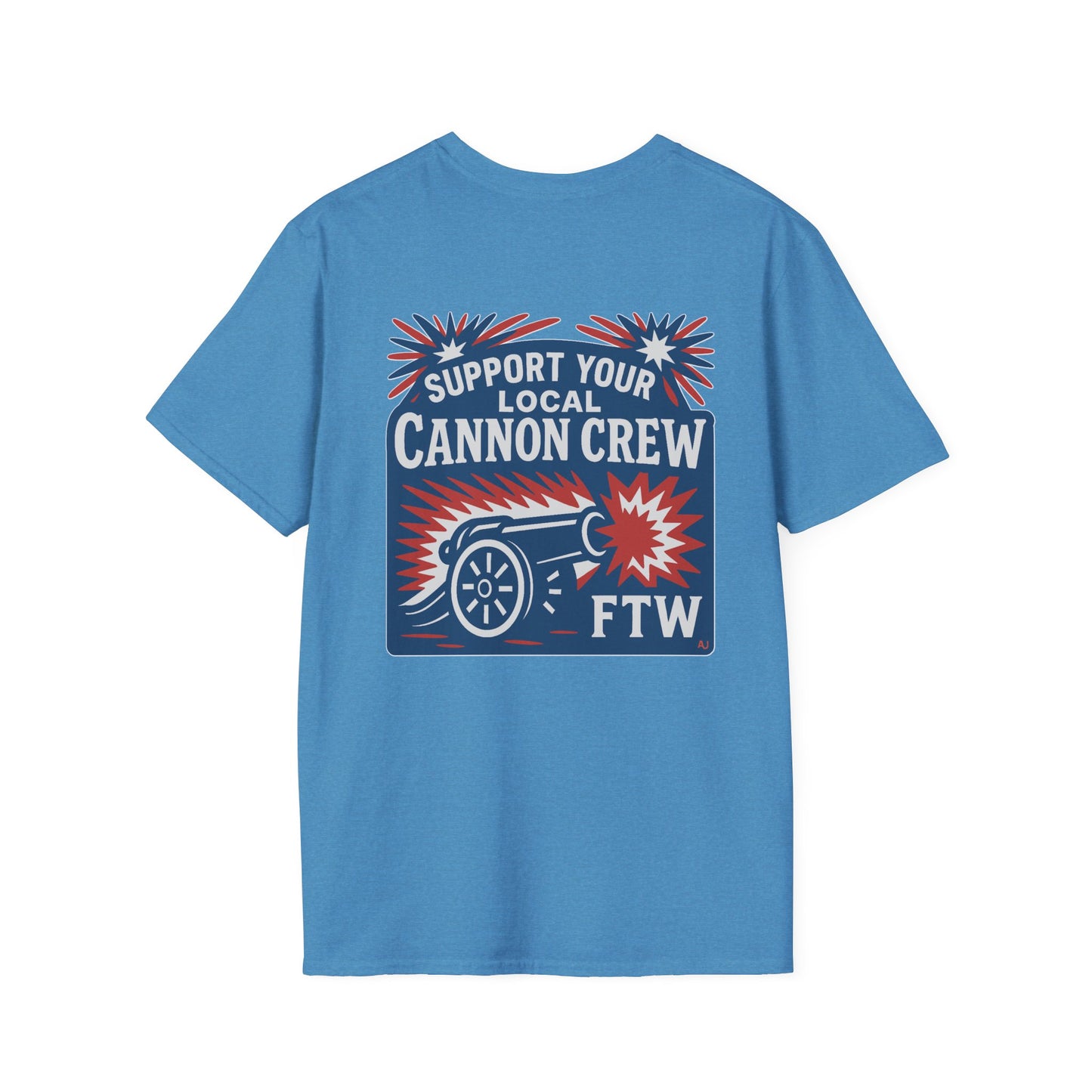 Support Your Local Cannon Crew Unisex Softstyle T-Shirt - Casual Graphic Tee for Events & Celebrations