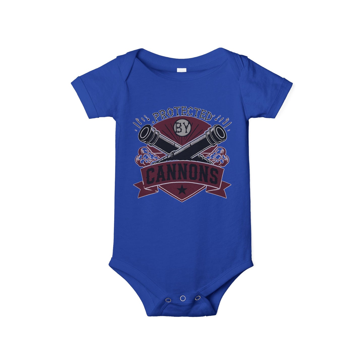 Baby Bodysuit - "Protected by Cannons"