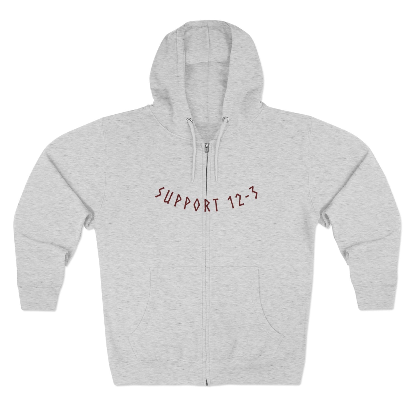 Zip Hoodie — "Support Your Local Cannon Crew" Retro Cannon Graphic