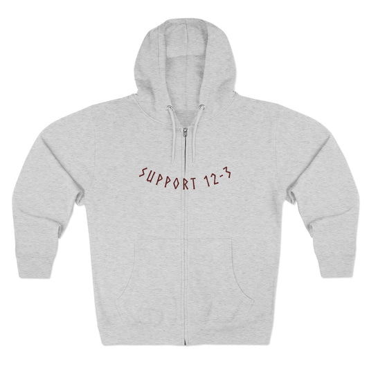Zip Hoodie — "Support Your Local Cannon Crew" Retro Cannon Graphic