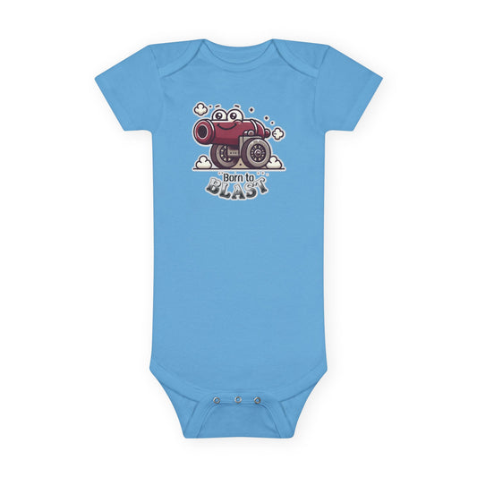 Maroon Cannon Baby Onesie