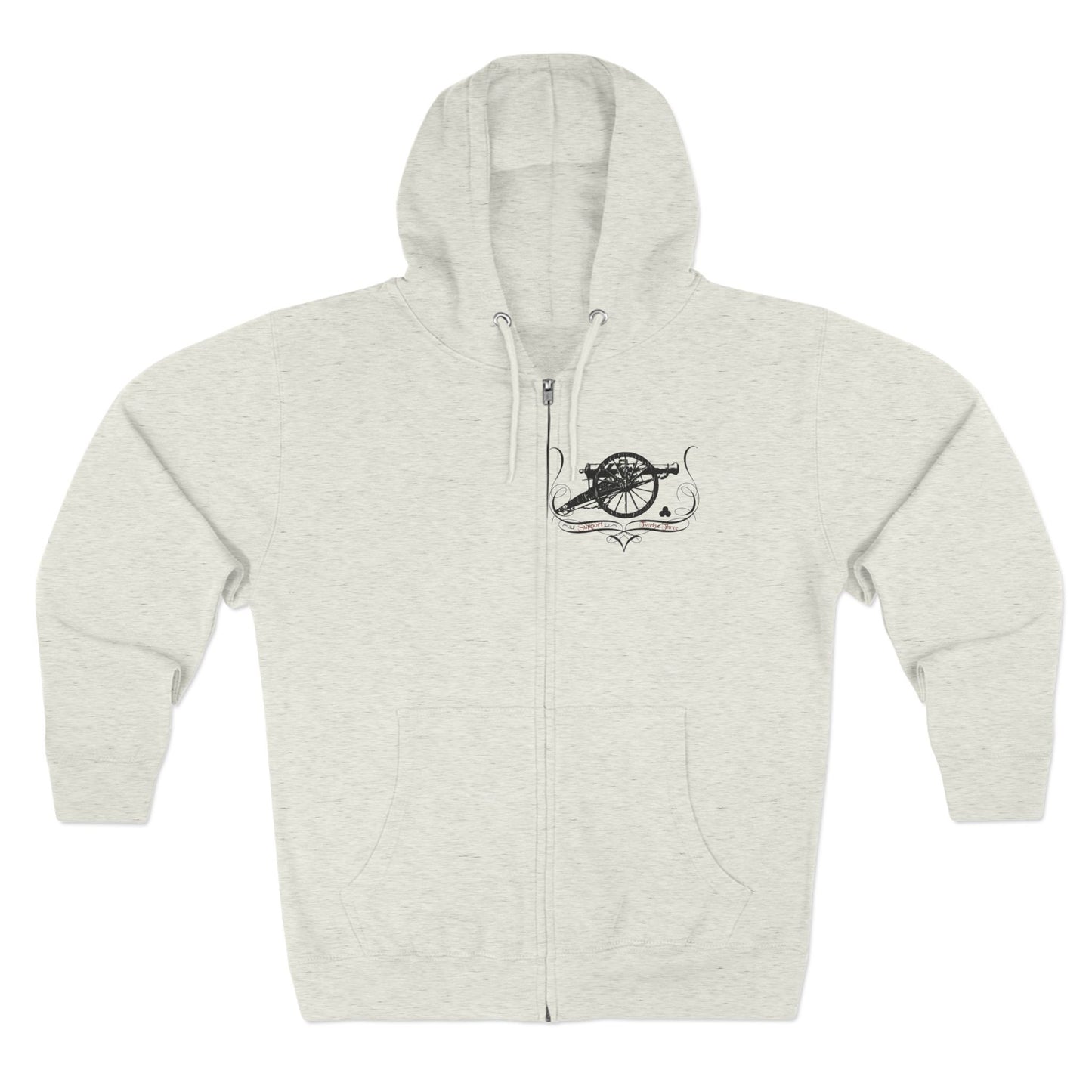 Cannons Script Zip Hoodie