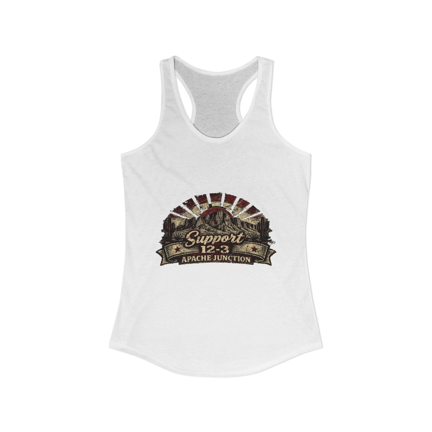 Support 12 3 Women's Ideal Racerback Tank