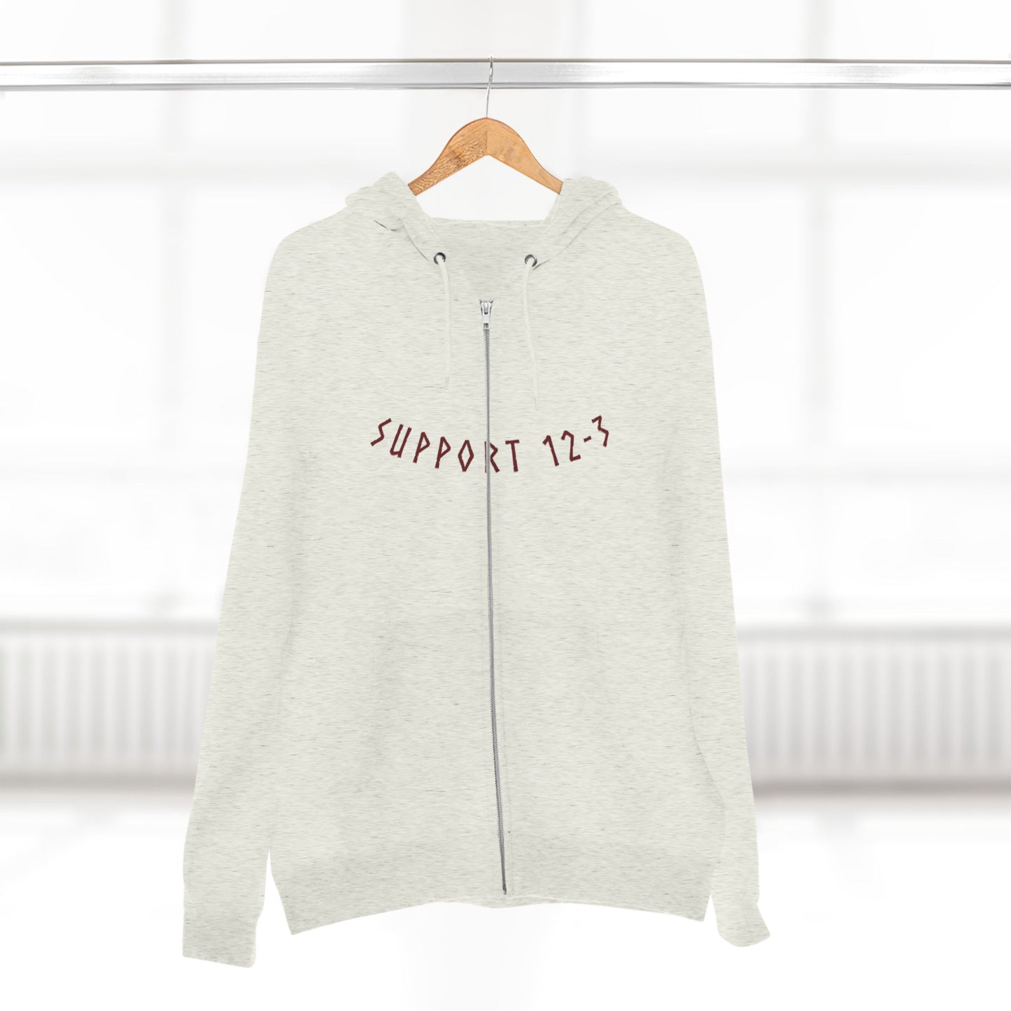 Zip Hoodie — "Support Your Local Cannon Crew" Retro Cannon Graphic