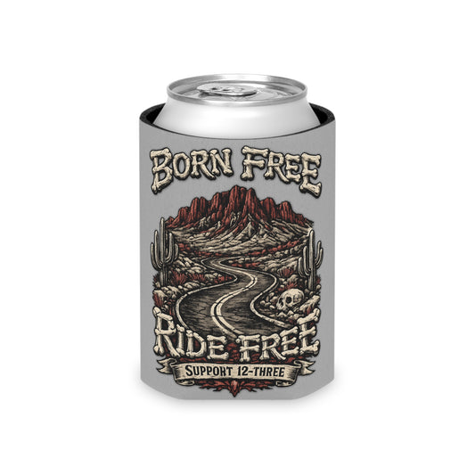Can Cooler — 'Born Free, Ride Free' Desert Motorcycle Support 12-3 Stubby Holder