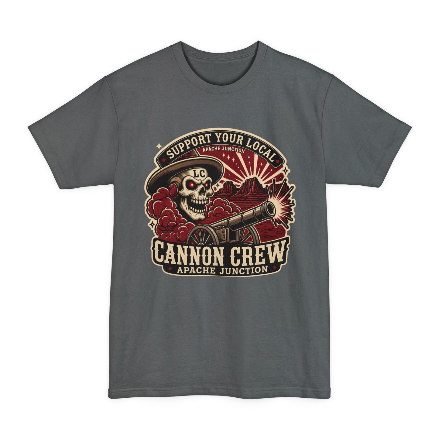 Cannon Crew Apache Junction Skull Cannon T‑Shirt (Beefy Sizes)