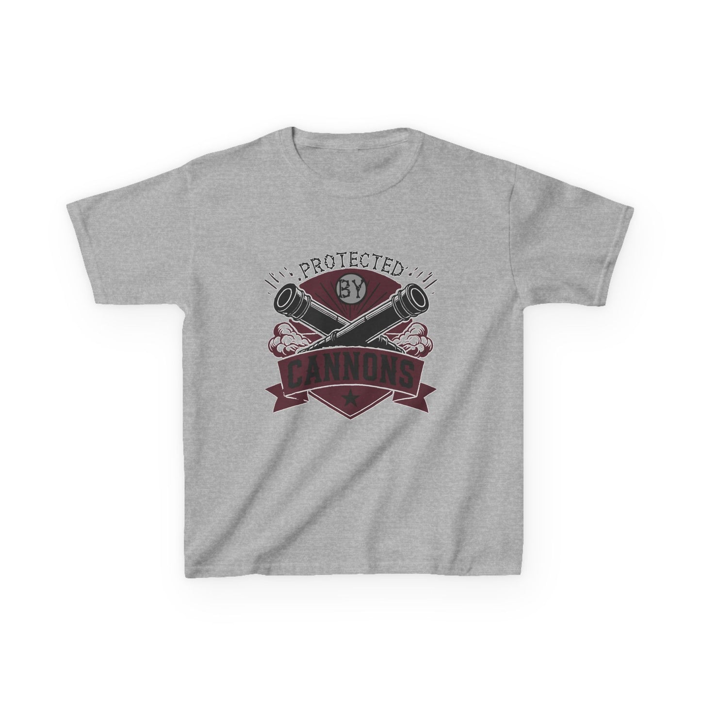 Kids Protected by Cannons Graphic Tee