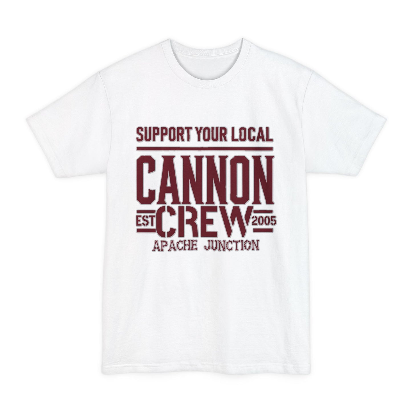Support Your Local Cannon Crew T-Shirt — Apache Junction Established 2005