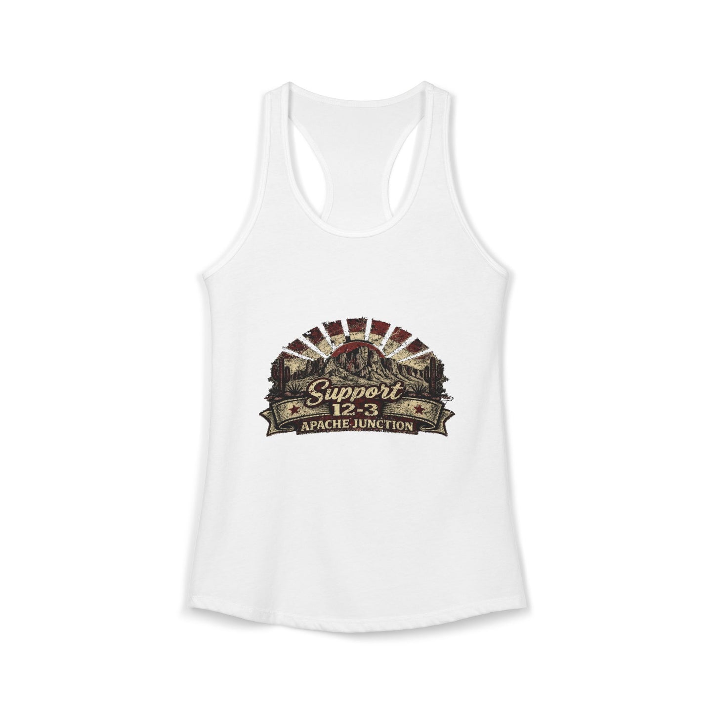Support 12 3 Women's Ideal Racerback Tank