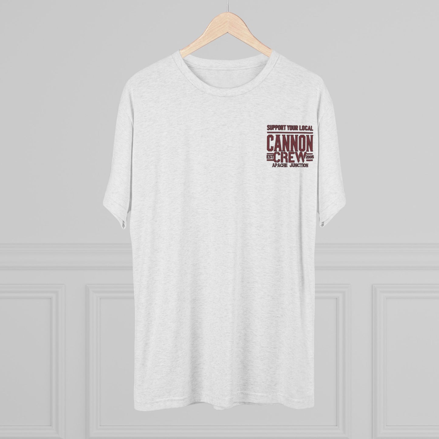 Ultra Soft Crew Tee - Support Cannon Crew Design