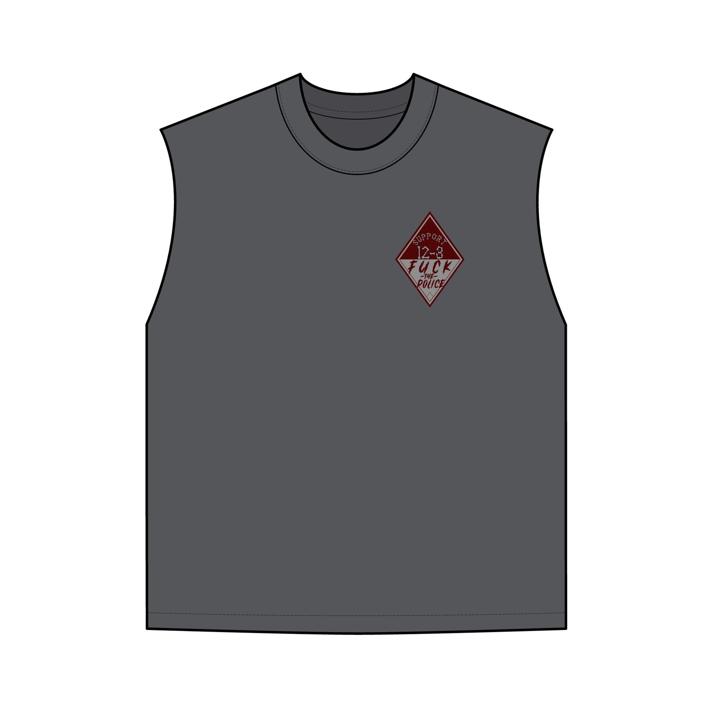 Men's  Support 12-3 FUCK THE POLICE Tank