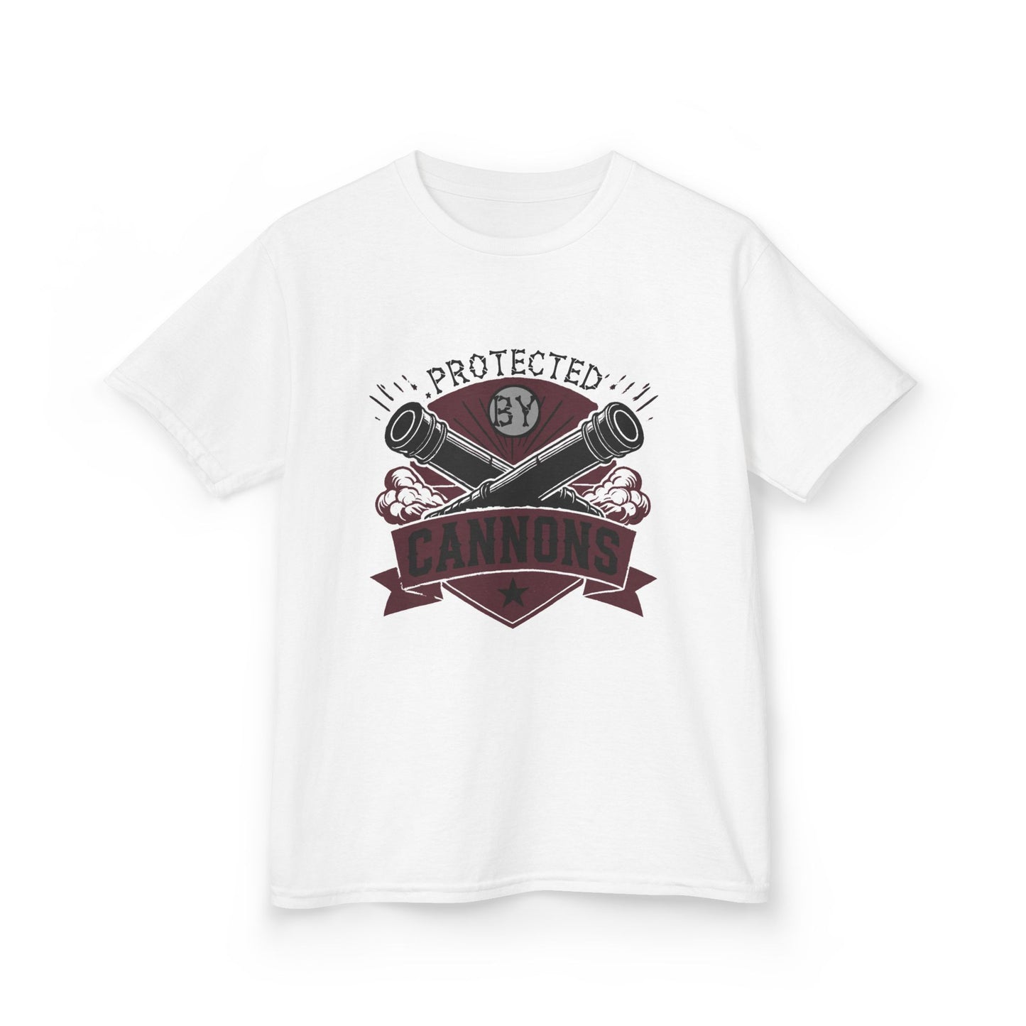 Kids Protected by Cannons Graphic Tee