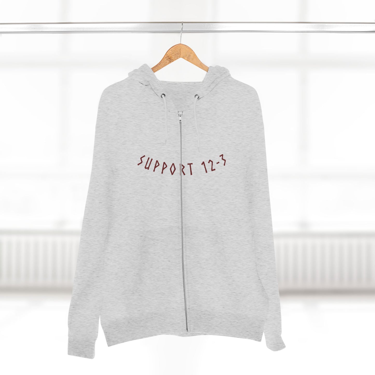 Zip Hoodie — "Support Your Local Cannon Crew" Retro Cannon Graphic