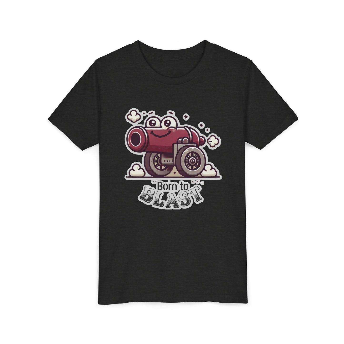 Maroon Cannon Kids Softstyle Tee
