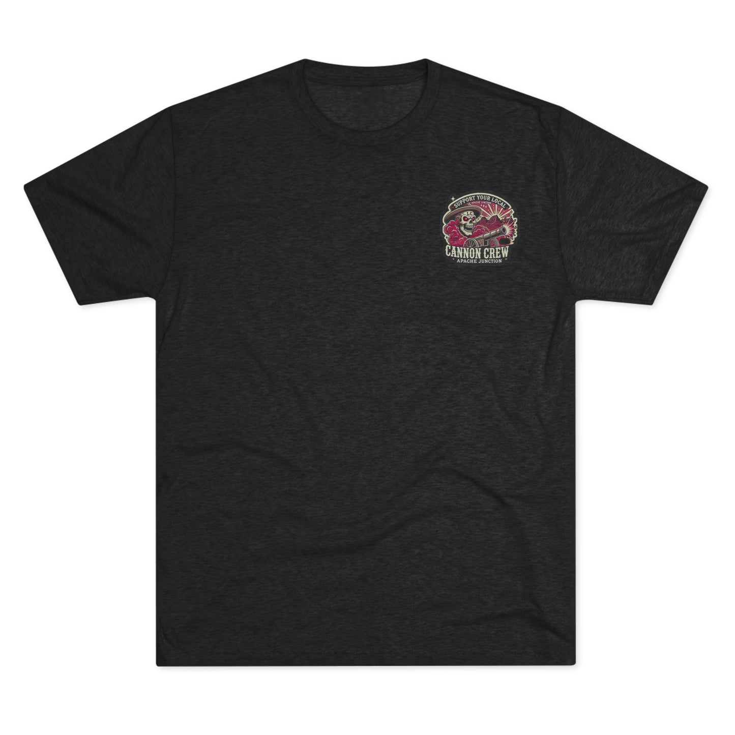 Support Your Local Cannon Crew - Apache Junction - Unisex Tri-Blend Crew Tee