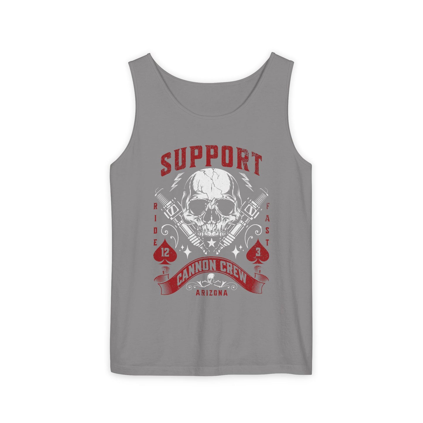 Spark Plug Skull Tank